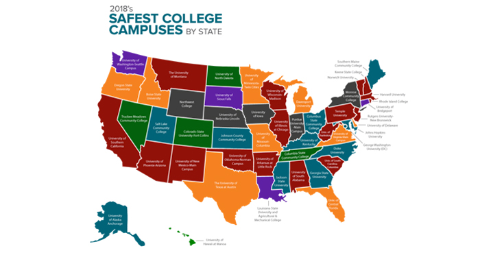 Safest-college-campuses - Cascade Business News